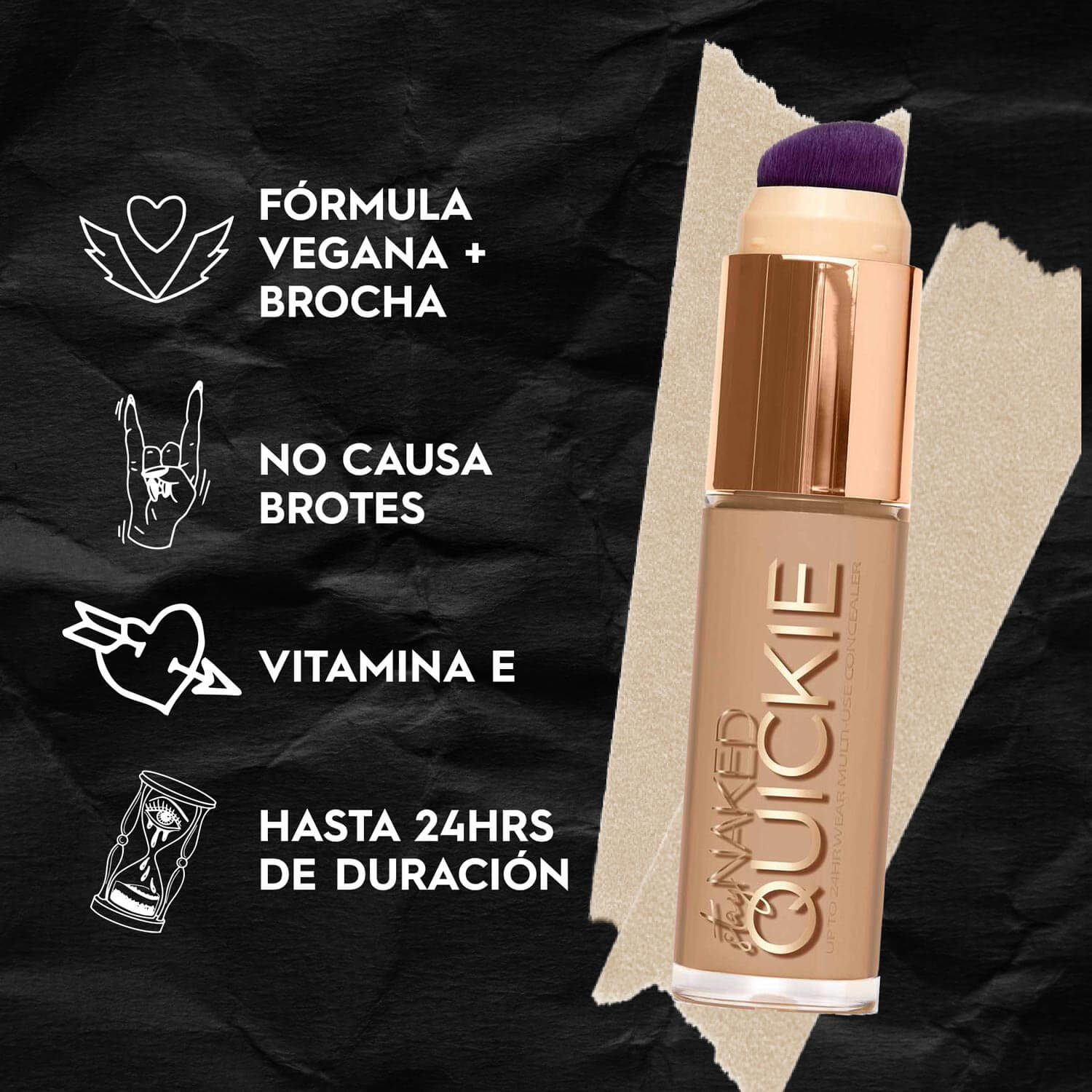 STAY NAKED QUICKIE (CORRECTOR-BASE MULTIUSO)